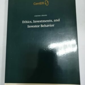 Ethics, Investments and investor behavior